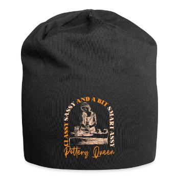 Pottery Ceramics Artist Classy - Jersey Beanie - black - Front