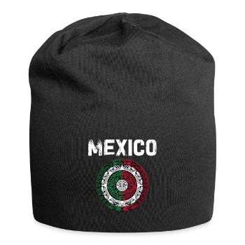 Mexico Mexico Mexican Gift Flag Football - Jersey Beanie - black - Front