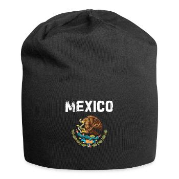 Mexico Mexico Mexican Gift Flag Football - Jersey Beanie - black - Front