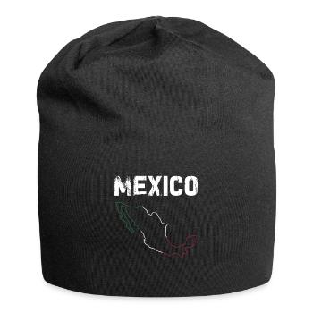 Mexico Mexico Mexican Gift Flag Football - Jersey Beanie - black - Front
