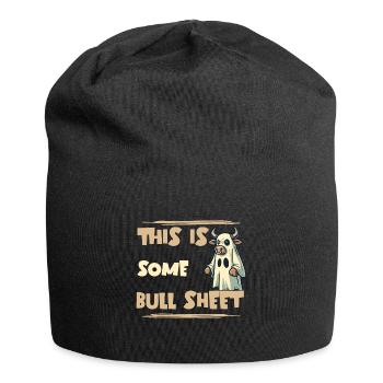 Cow Costume Humor Disguise Halloween - Jersey Beanie - black - Front