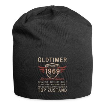 65. Geburtstag Oldtimer November 1969 Jahrgang 69 - Jersey-Beanie - Schwarz - Vorne