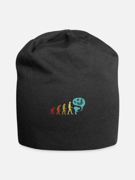 Mineraliensammeln Evolution Geologe Mineral - Jersey-Beanie - Schwarz