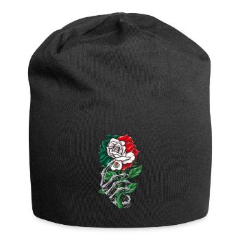 Mexique Mexique Cadeau mexicain Flag Football - Bonnet en jersey - noir - Devant