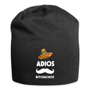 Mexique Mexique Cadeau mexicain Flag Football - Bonnet en jersey - noir - Devant