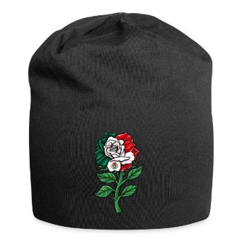 Mexique Mexique Cadeau mexicain Flag Football - Bonnet en jersey - noir - Devant