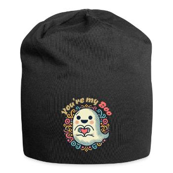 Tu es mon boo Mignon Ghost Design - Bonnet en jersey - noir - Devant