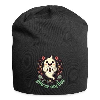 Du Bist Mein Boo Geister-Liebe - Jersey-Beanie - Schwarz - Vorne