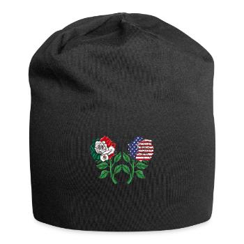 Mexico Mexico Mexican Gift Flag Football - Jersey Beanie - black - Front