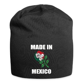 Mexique Mexique Cadeau mexicain Flag Football - Bonnet en jersey - noir - Devant