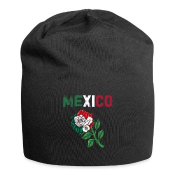 Mexico Mexico Mexican Gift Flag Football - Jersey Beanie - black - Front