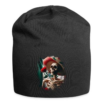 Mexico Mexico Mexican Gift Flag Football - Jersey Beanie - black - Front