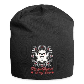 Ma copine est mon âme boo amour - Bonnet en jersey - noir - Devant