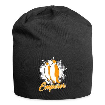 Emperor Penguin Family - Jersey Beanie - black - Front