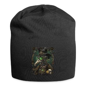 Steampunk Pestilence Plague Doctor - Jersey-Beanie - Schwarz - Vorne