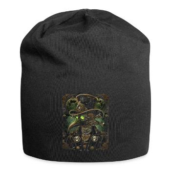 Steampunk Pestilence Plague Doctor - Jersey-Beanie - Schwarz - Vorne