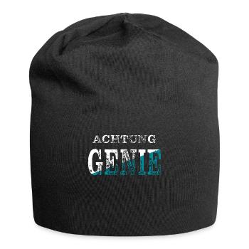 ACHTUNG GENIE - Jersey-Beanie - Schwarz - Vorne