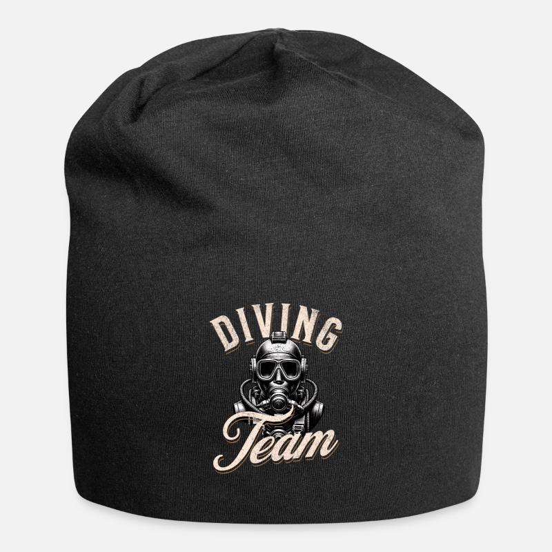 Tauchen Taucher - Jersey-Beanie - Schwarz