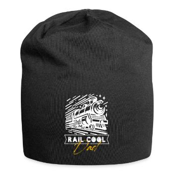 rail cool dad Design for a railroad models - Jersey Beanie - black - Front