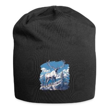 Caribou Karibus Karibu - Jersey-Beanie - Schwarz - Vorne