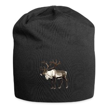 Caribou Karibus Karibu - Jersey-Beanie - Schwarz - Vorne