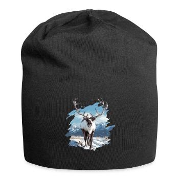 Caribou Karibus Karibu - Jersey-Beanie - Schwarz - Vorne