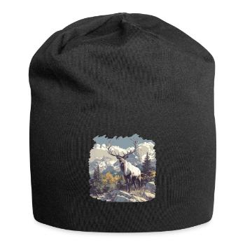 Caribou Karibus Karibu - Jersey-Beanie - Schwarz - Vorne