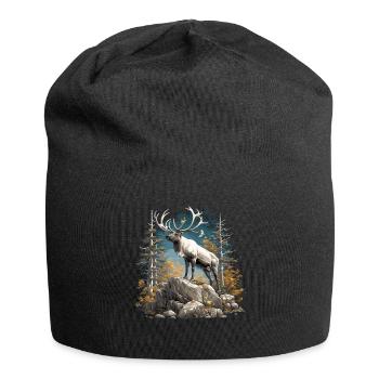 Caribou Karibus Karibu - Jersey-Beanie - Schwarz - Vorne