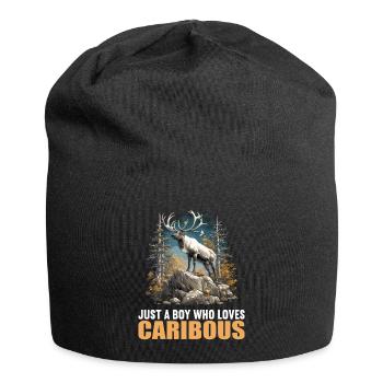 Caribou Karibus Karibu - Jersey-Beanie - Schwarz - Vorne