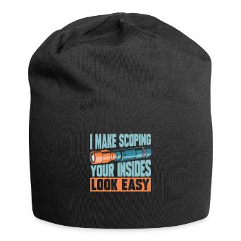 Technicien en endoscopie - Bonnet en jersey - noir - Devant