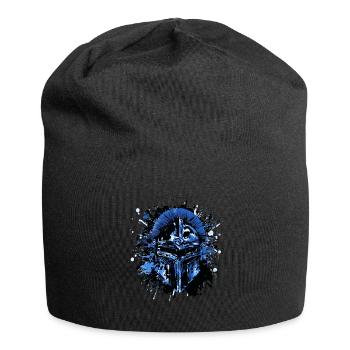 Spartan Helmet Warrior Sparta - Jersey Beanie - black - Front