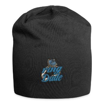 Ring Dude Ringträger Hochzeit Trauung Ehering - Jersey-Beanie - Schwarz - Vorne