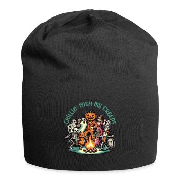Halloween fun with my creeps - Jersey Beanie - black - Front