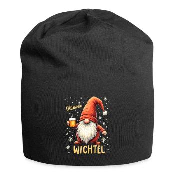 Christmas Gnome Christmas Party Outfit Funny - Jersey Beanie - black - Front