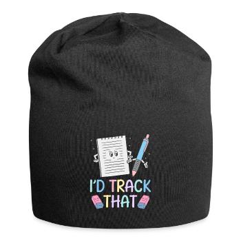 Secrétaire des présences - Bonnet en jersey - noir - Devant