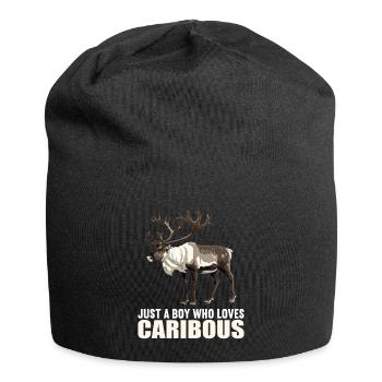 Caribou Karibus Karibu - Jersey-Beanie - Schwarz - Vorne