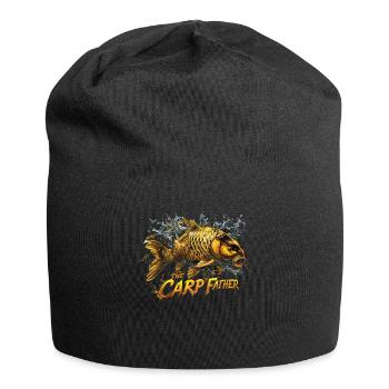 "the Carp Father" carp fishing - Jersey Beanie - black - Front