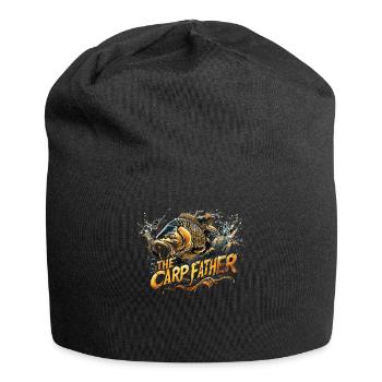 "the Carp Father" carp fishing - Jersey Beanie - black - Front