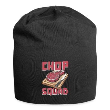 Fleischer Metzger Schlachter Kader - Jersey-Beanie - Schwarz - Vorne