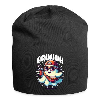 Gespenst Mit Bruuuh Für Coole Vibes - Jersey-Beanie - Schwarz - Vorne