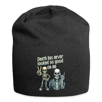 La mort n’a jamais été aussi belle sur moi - Bonnet en jersey - noir - Devant