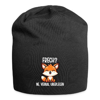 Vilain Ne Renard Sarcasme Drôle Verbal Supérieur - Bonnet en jersey - noir - Devant