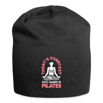 Today's Prediction 100% Pilates - Jersey Beanie - black - Front