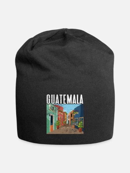 Guatemala - Jersey-Beanie - Schwarz