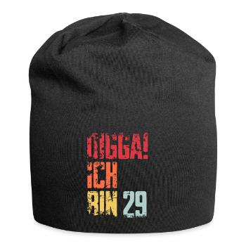 29. Geburtstag 29 Jahre Geschenk Spruch - Jersey-Beanie - Schwarz - Vorne