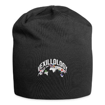 Vexillology Map Art World Map - Jersey Beanie - black - Front