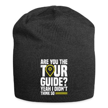 Are you the guide here? Yes, I didn't think so - Jersey Beanie - charcoal grey - Front