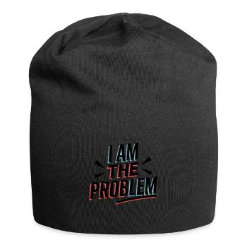 Ich Bin Das Problem Statement - Jersey-Beanie - Schwarz - Vorne
