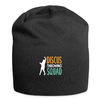 Lancer du disque Athlète Cadeau d’athlète - Bonnet en jersey - noir - Devant
