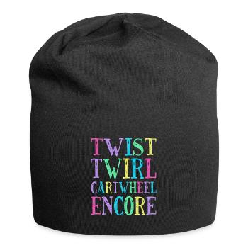Cartwheeling Acrobat Twist Twirl Cartwheel Gift - Bonnet en jersey - noir - Devant